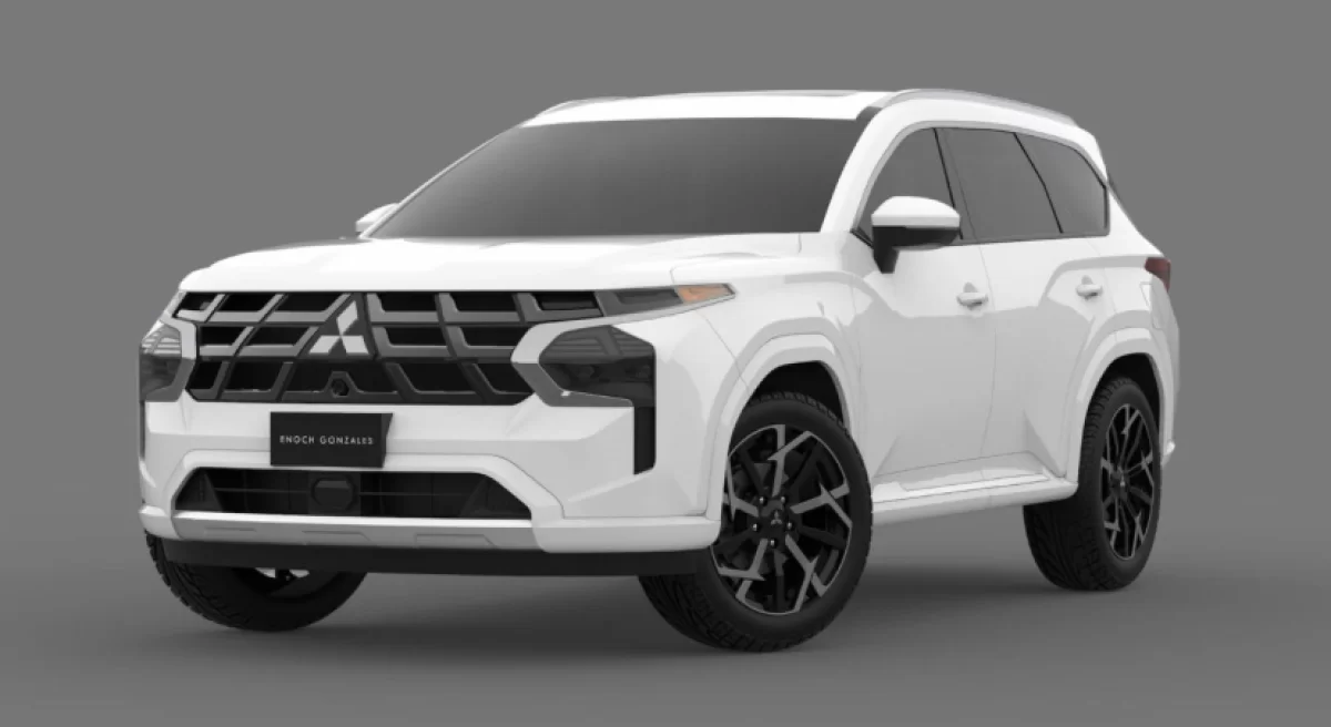 Новый большой кроссовер Mitsubishi: первые рендеры и прогнозы