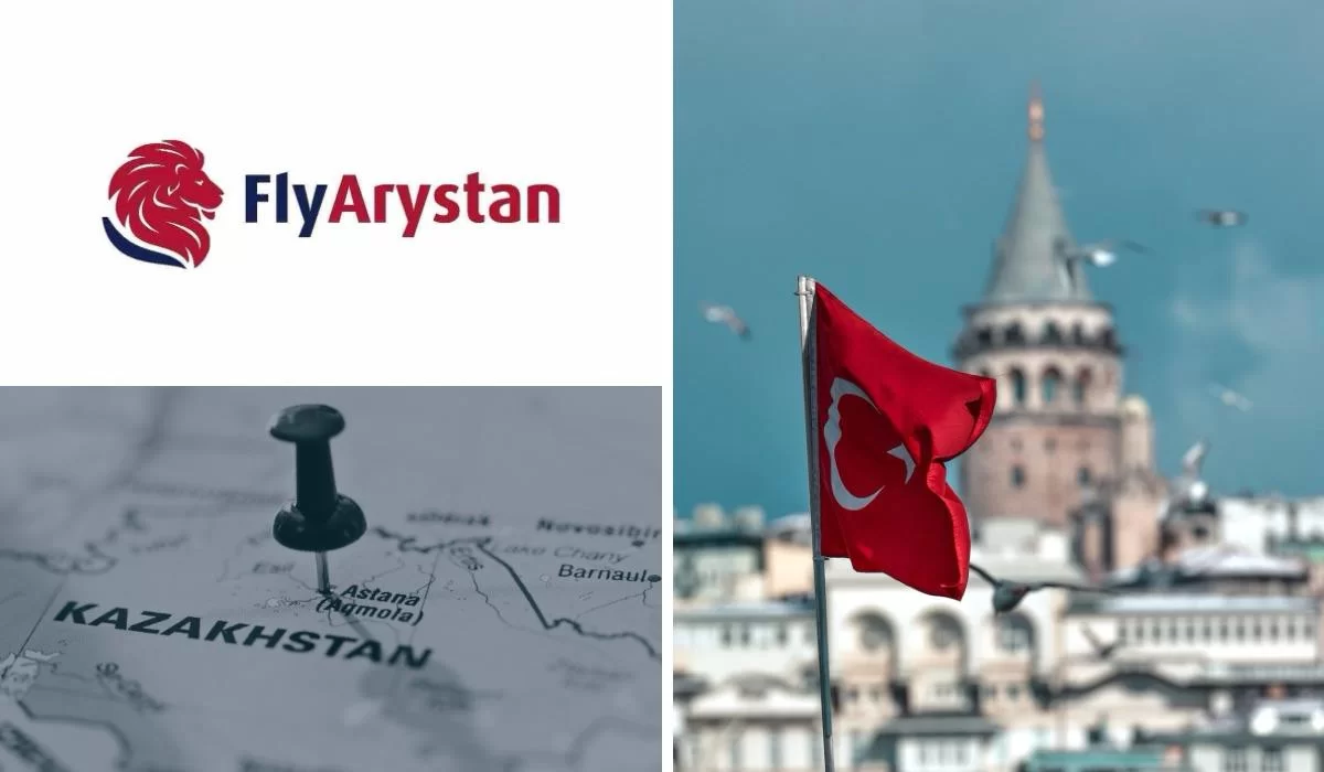 FlyArystan запустил чартеры из 8 городов Казахстана в Турцию