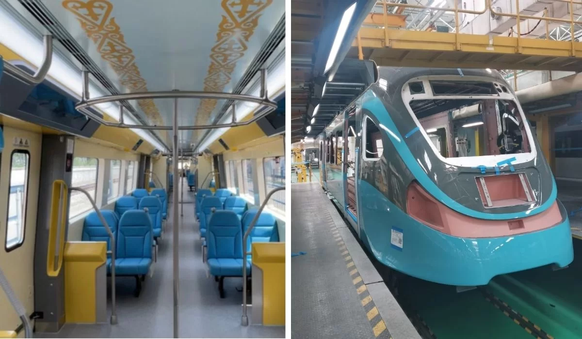 Первые поезда для LRT отправились в Астану из Китая