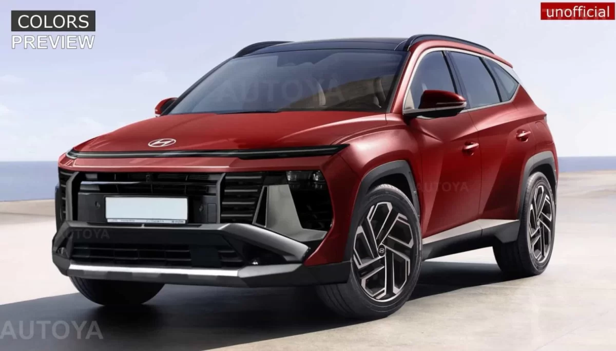 Новый Hyundai Tucson показали на реалистичных рендерах