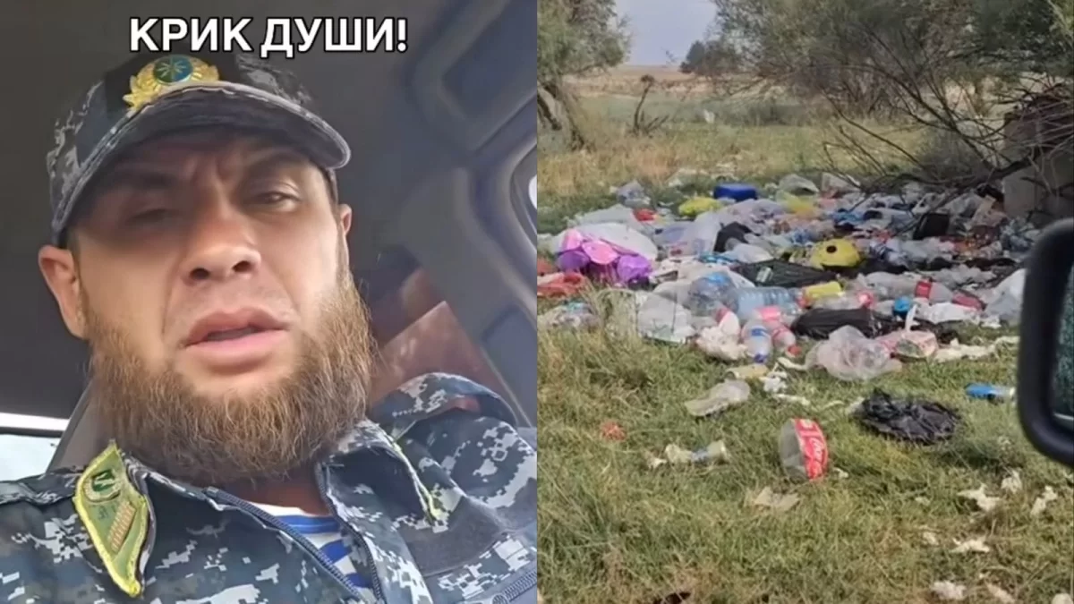 Егерь показал, что творят туристы на Капшагае