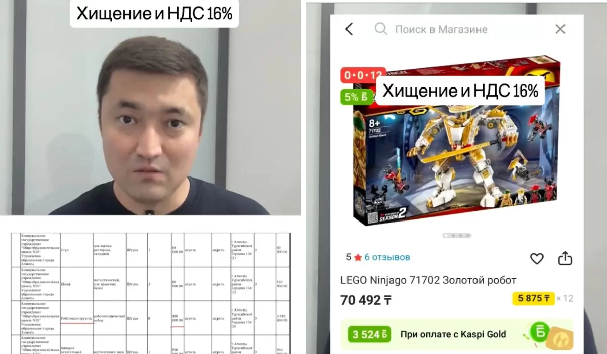 В Алматы школу уличили в закупке в 9 раз дороже рынка — помог Kaspi.kz