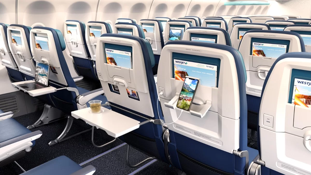 WestJet вводит платные кресла с откидыванием спинки