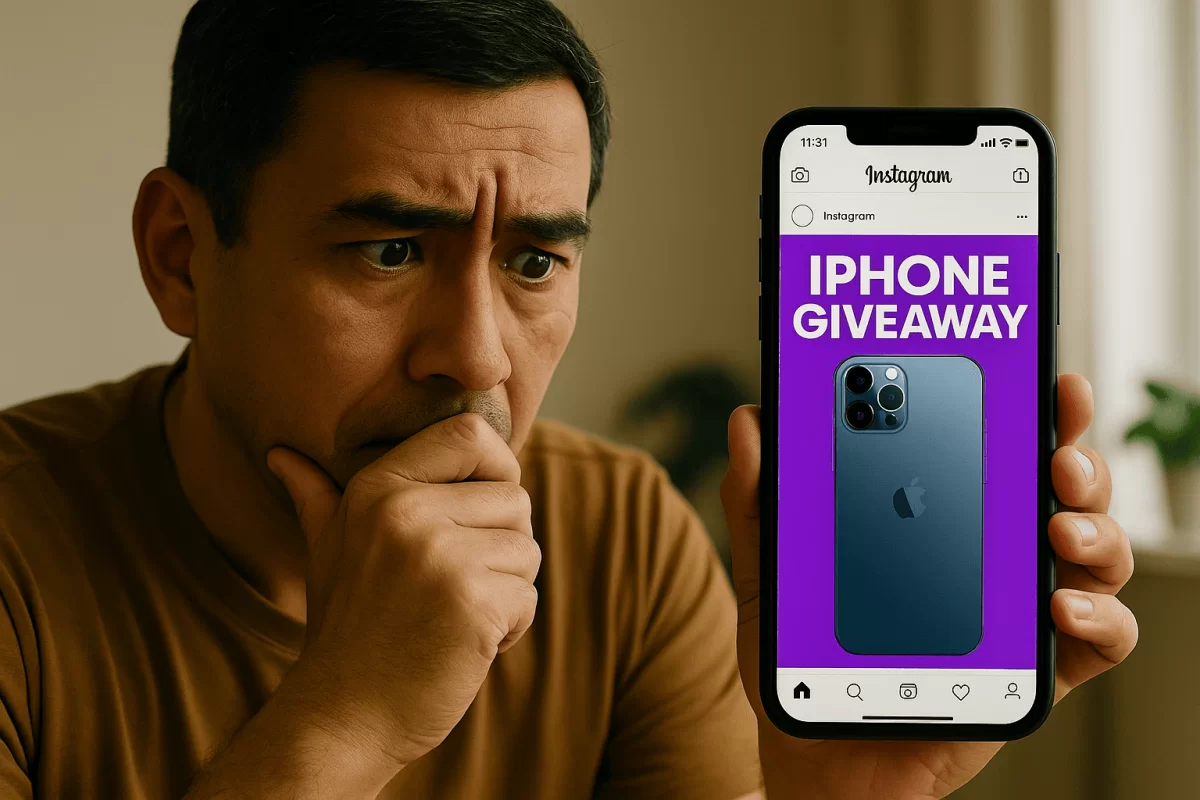 Поверил в выигрыш iPhone 17: казахстанец потерял 1,5 млн тенге