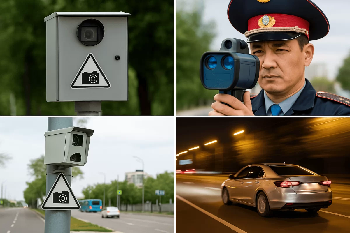 Штраф за превышение скорости в РК - правда ли, что “ловят” уже с 66 км/ч