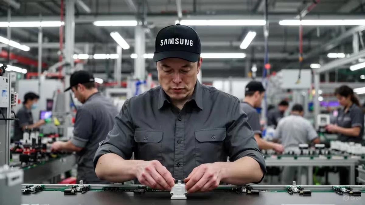 Илон Маск поселился на заводе Samsung