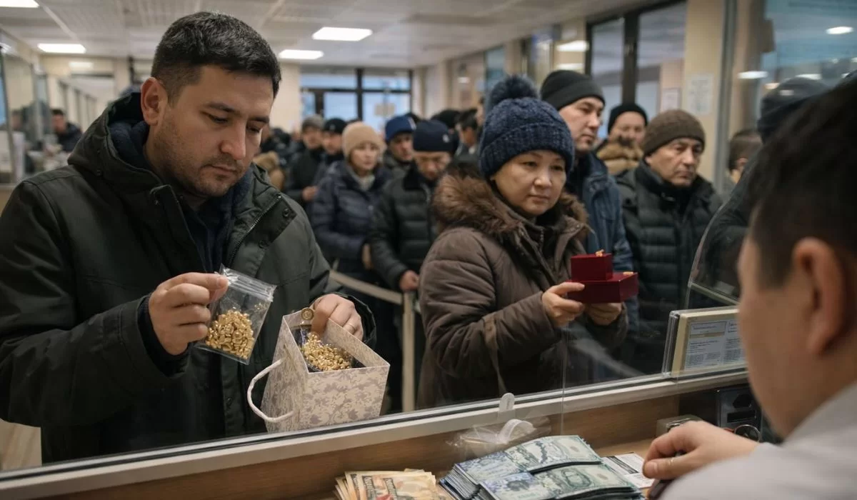 Перед Новым годом казахстанцы массово обратились в ломбарды