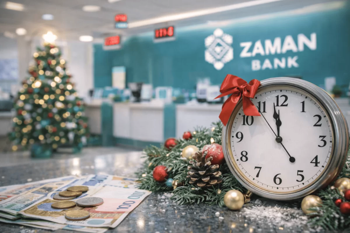 Zaman Bank объявил об ограничениях в праздничные дни