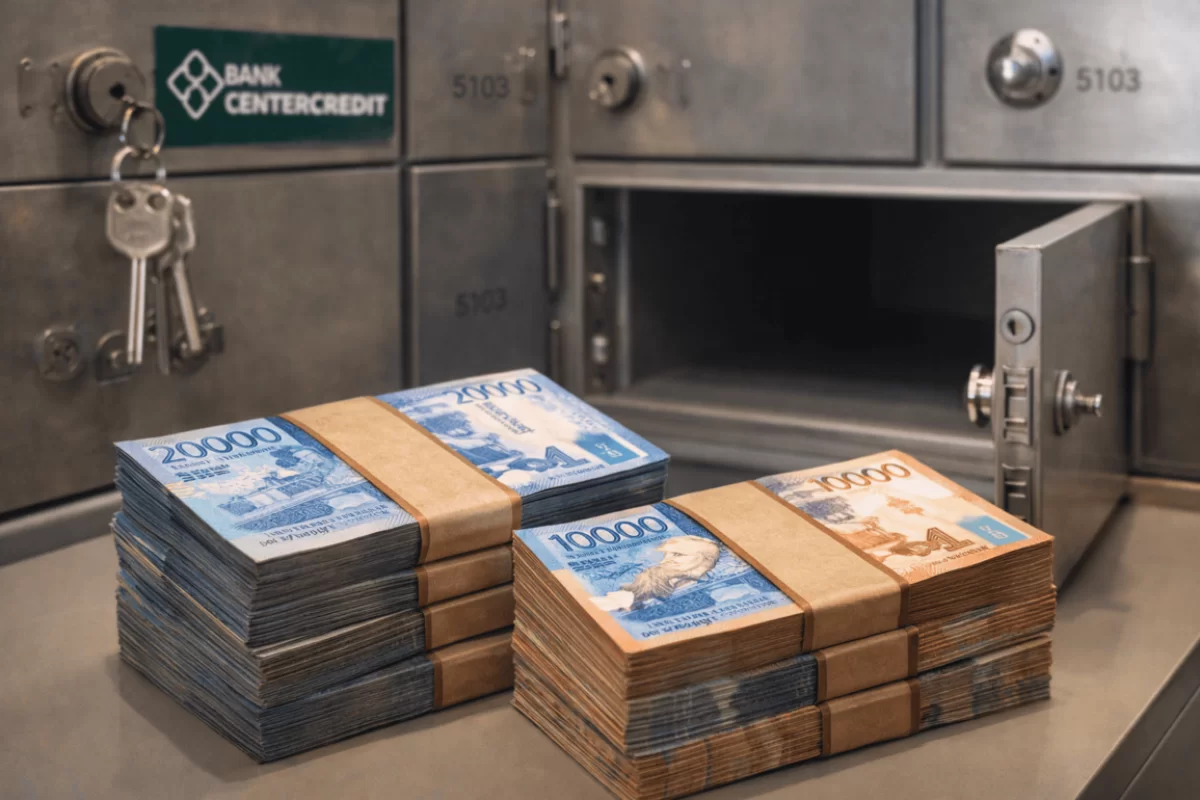 Банк ЦентрКредит изменил тарифы на сейфовые услуги