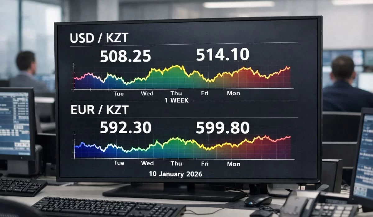 Курсы валют в банках Казахстана на 10 января: где выгоднее доллар, евро и рубль