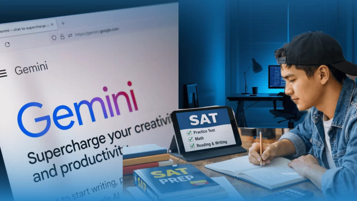 Google Gemini запустил бесплатную подготовку к SAT: что это даёт студентам из Казахстана