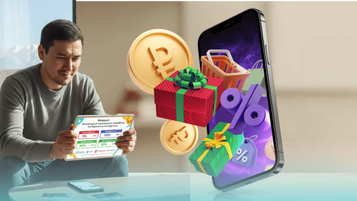 Кешбэки в феврале: как сэкономить на покупках и услугах в Казахстане