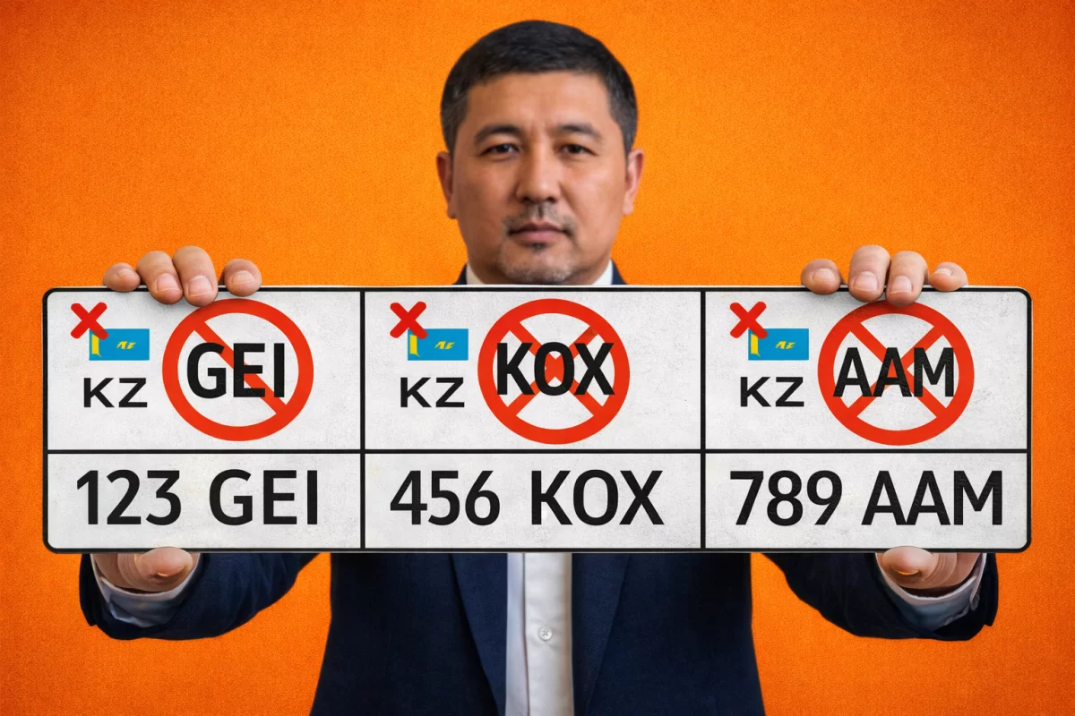 Госномера в Казахстане: какие комбинации под запретом