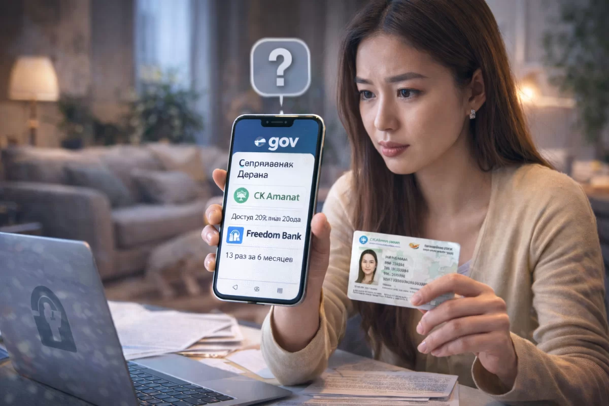 «Доступ до 2092 года»: казахстанка узнала, кто следит за ее данными через eGov