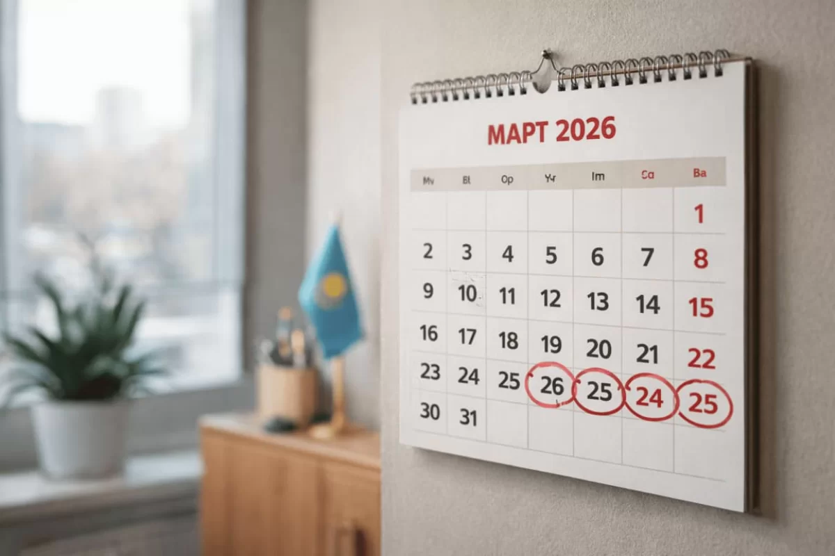 Как казахстанцы будут отдыхать в марте 2026 года