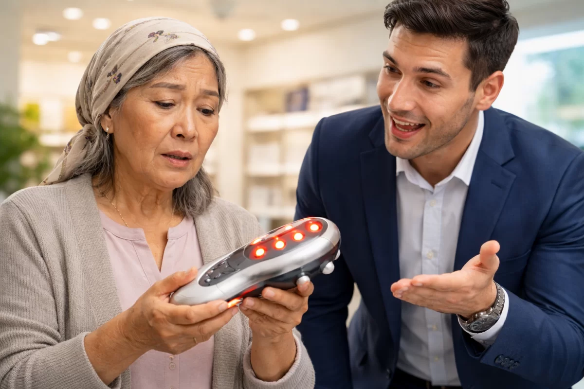 Пенсионерке продали «чудо-массажер» почти за миллион тенге, но она вернула свои деньги