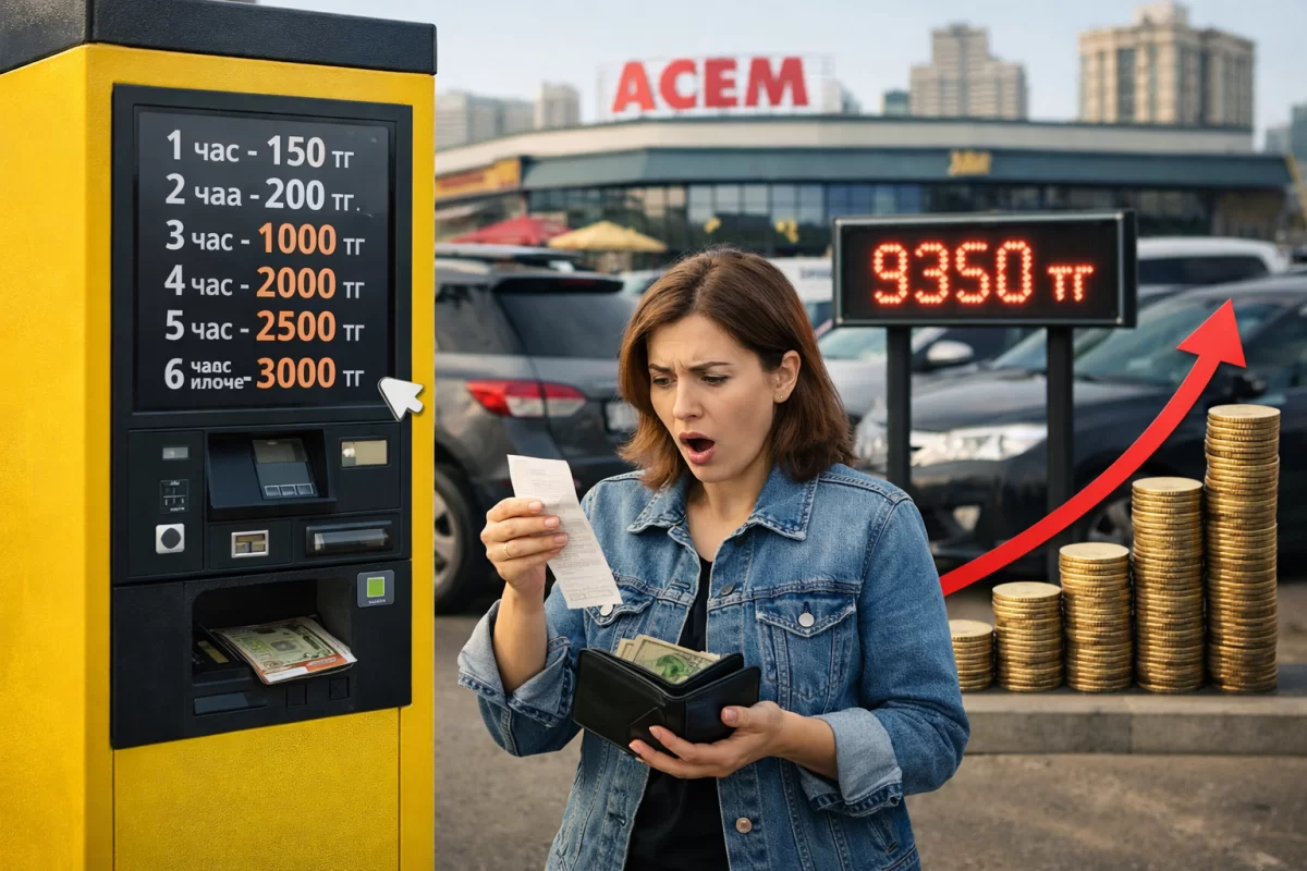 Парковка с сюрпризом в Астане: тарифы у рынка резко взлетели