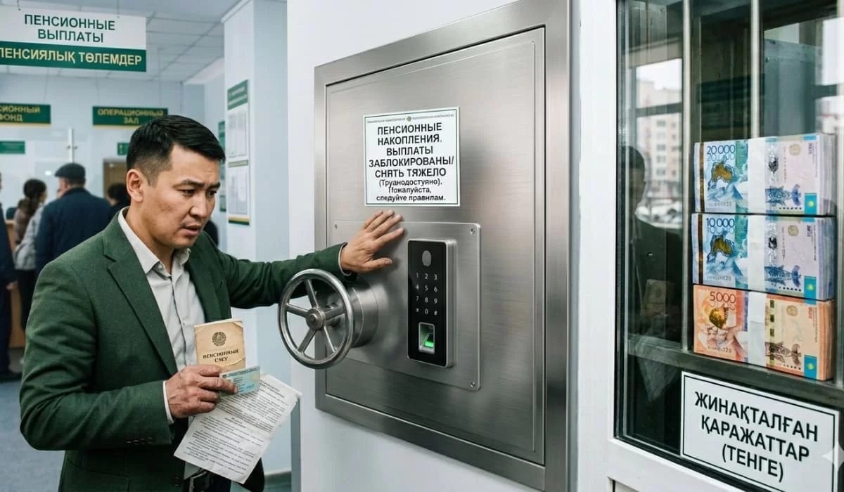 Казахстанцам не дадут снять пенсионные, если не хватает на старость