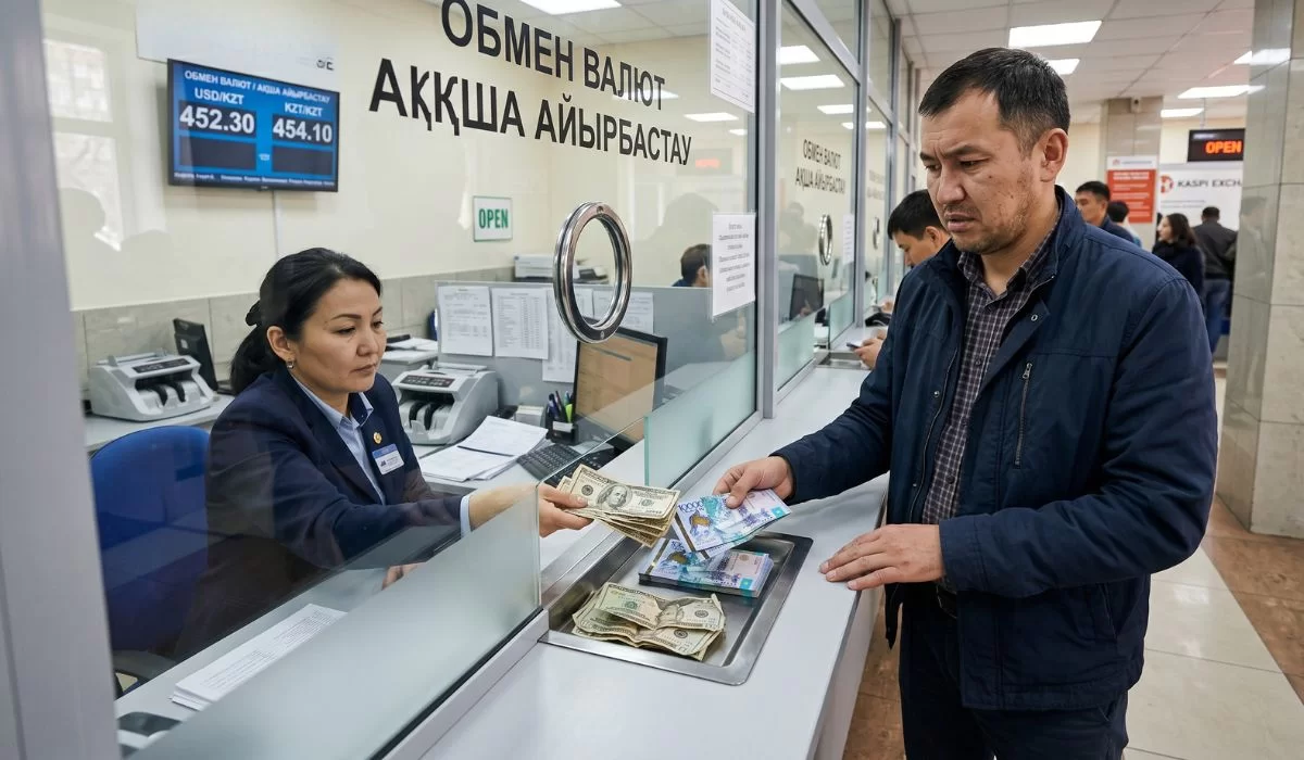 Курс валют: почему в Астане сегодня невыгодно менять доллары