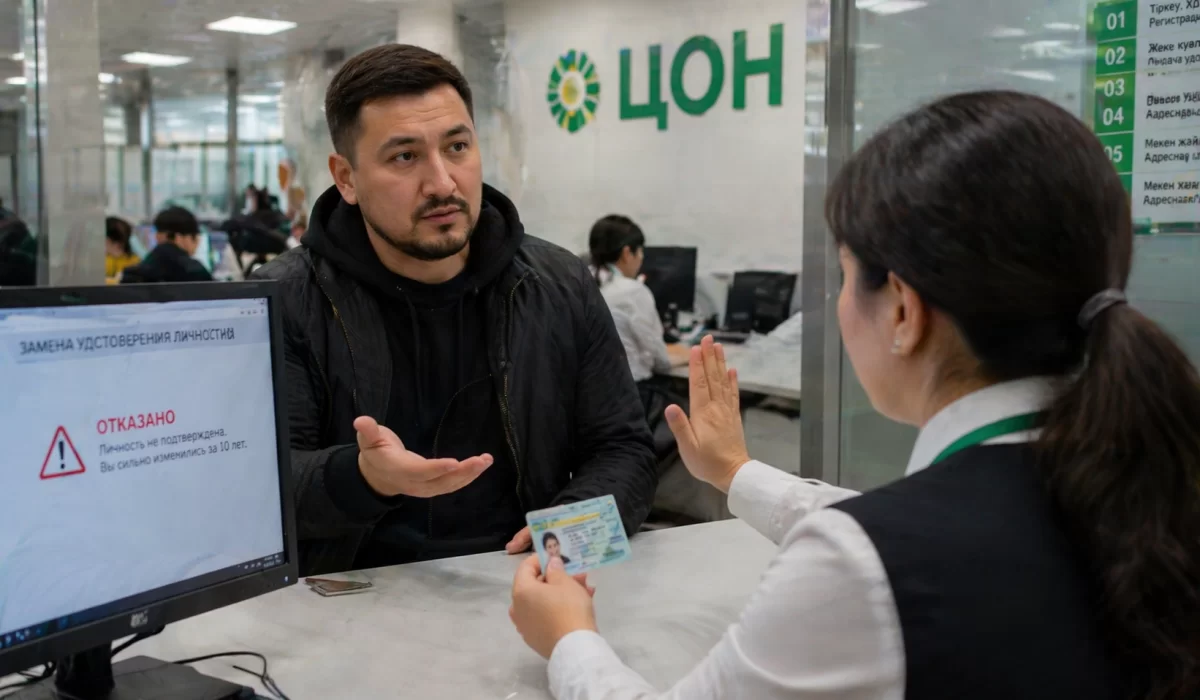 Казахстанцу отказали в замене удостоверения: его не узнали по фото