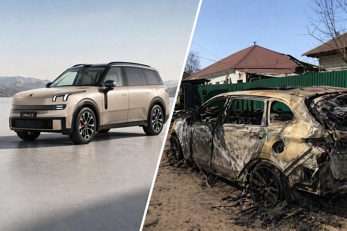 Lynk & Co сгорел в гараже: казахстанец лишился имущества