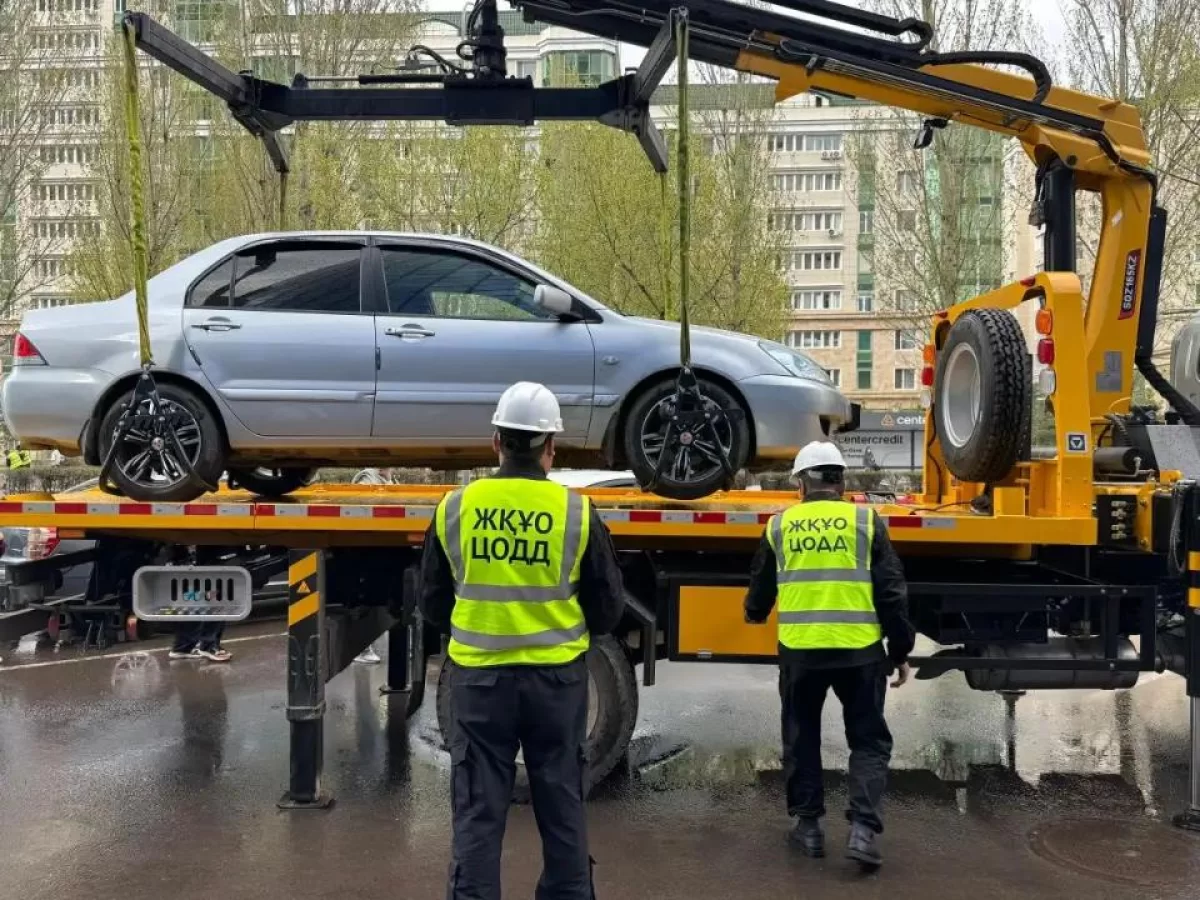Сколько стоит эвакуация за неправильную парковку в Астане