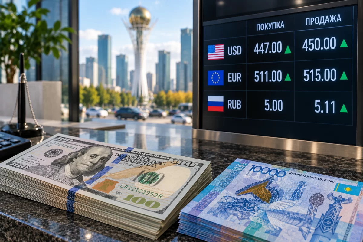 Доллар подорожал в Казахстане