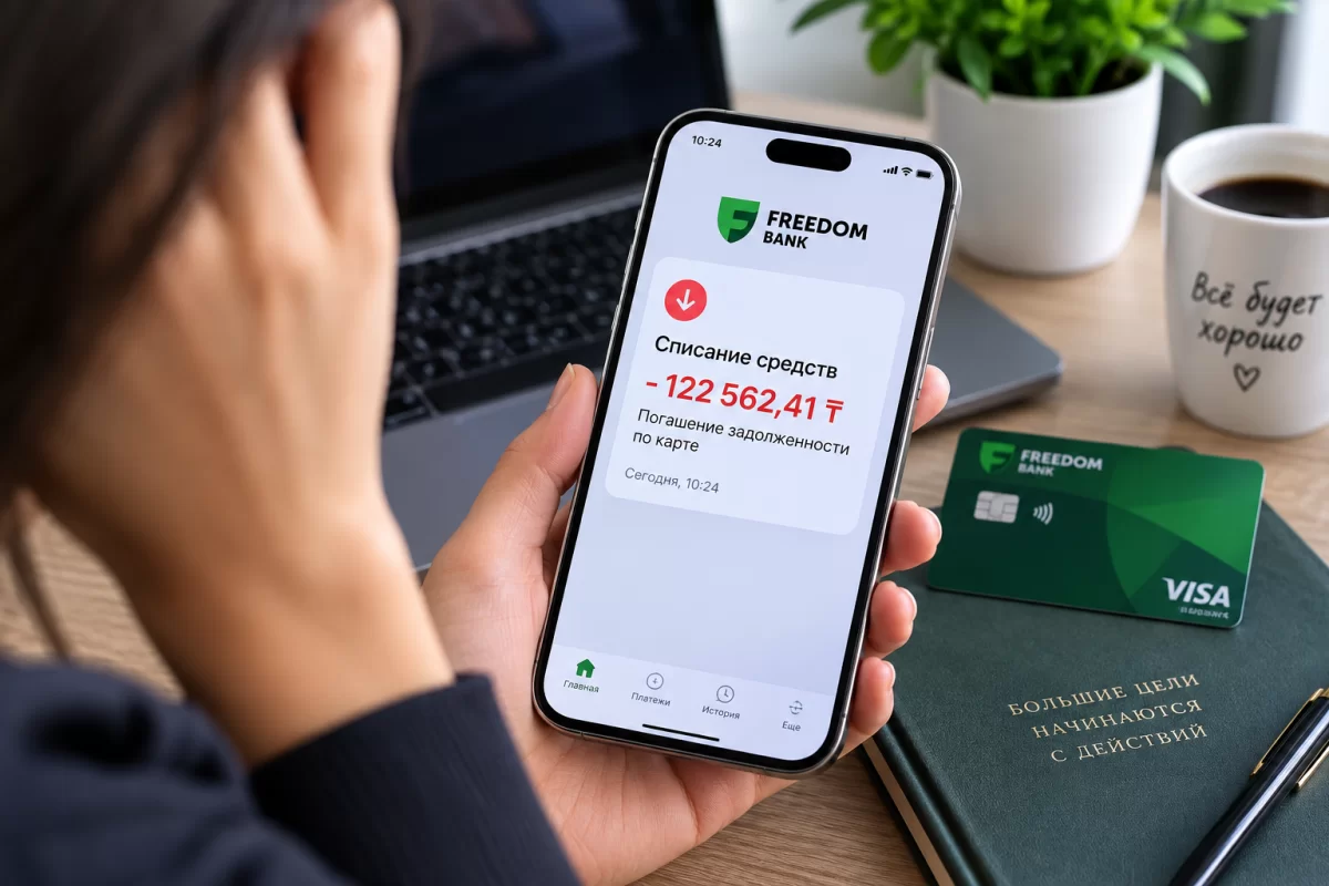 Freedom Bank списал 122 тысячи тенге с депозита клиента без его ведома