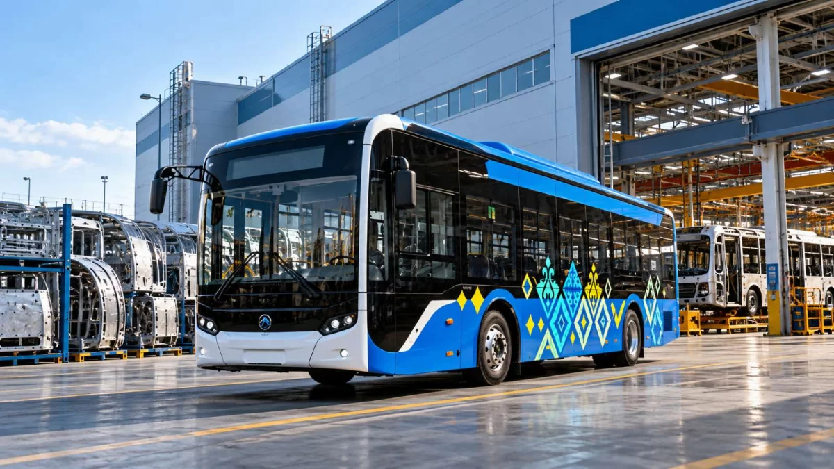 Qaz Tehna производит автобусы в Казахстане, но местного в них только 36%