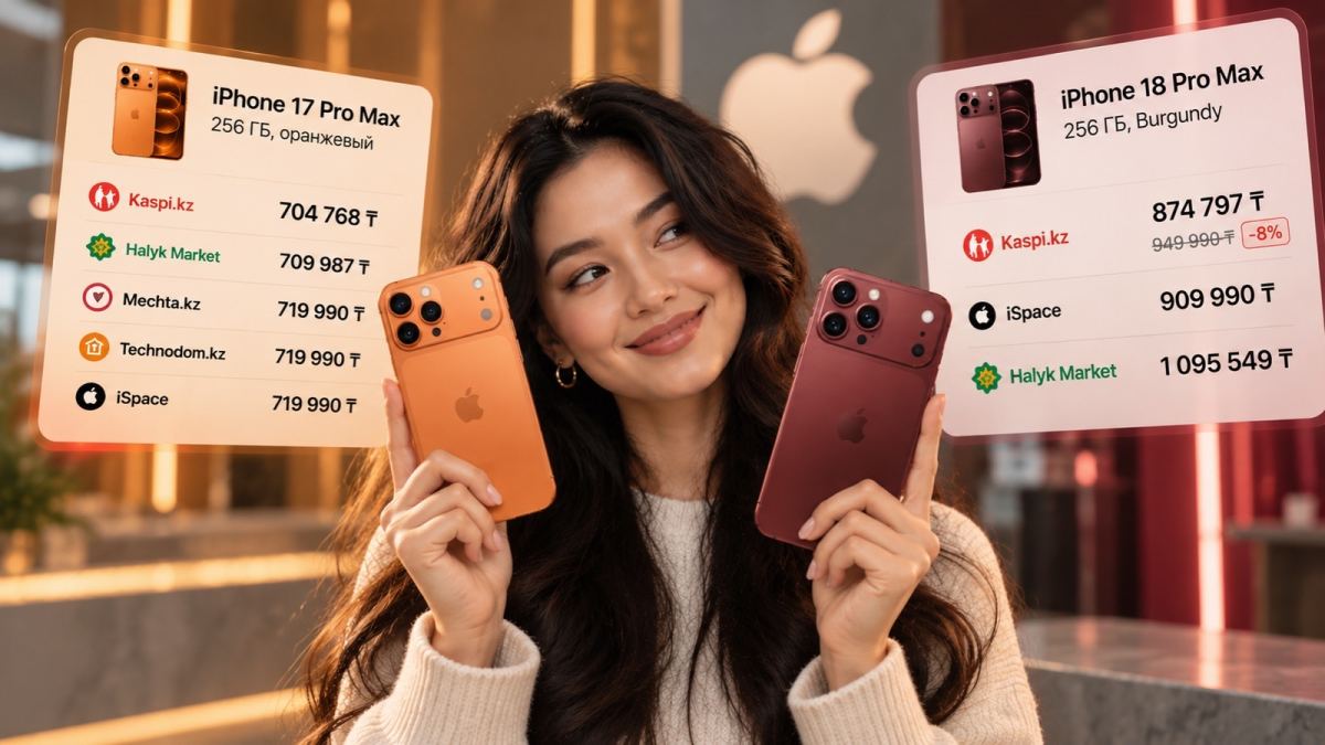 iPhone 17 Pro Max подешевел на 158 тысяч тенге: где купить его дешевле в Казахстане