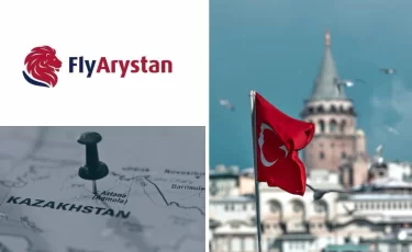 FlyArystan запустил чартеры из 8 городов Казахстана в Турцию