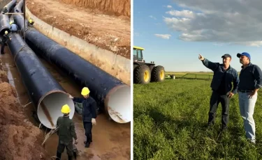 В Туркестанской области технику пустили на фермерские поля