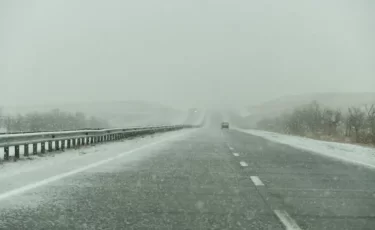 В Акмолинской области ограничили скорость из-за непогоды