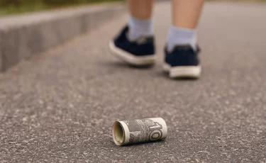 Мальчик лишился пальцев, подняв купюру на улице