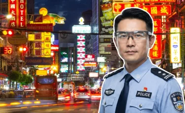 В Китае полицейские проверяют авто с помощью ИИ-очков