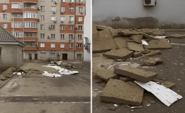 «Проснулись среди обломков»: ураган нанес серьезный ущерб Атырауской области