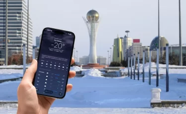 Шторм по всему Казахстану: ветер до 28 м/с и гололед 22 декабря