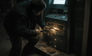 Взломать банкомат пытался житель Талдыкоргана, но потерпел фиаско