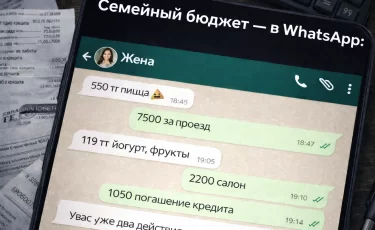 Казахстанцы спорят, можно ли вести семейный бюджет через WhatsApp: ла