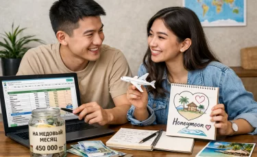 Казахстанка рассказала, как отказ от кафе помог накопить на медовый месяц