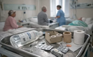 «Физраствор и бинты — из дома»: блогер заявила о дефиците в больнице Рудного