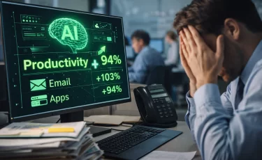 ИИ увеличивает нагрузку сотрудников вместо сокращения работы