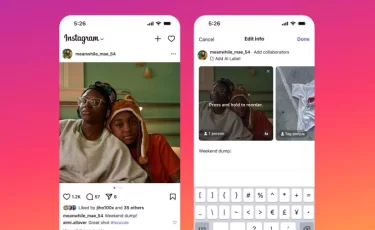 Instagram разрешил менять порядок фото после публикации