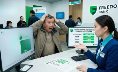 Freedom Bank снижает ставки по депозитам до 19,7% - но не все