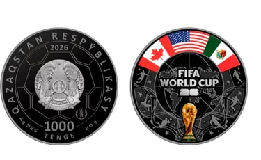 Нацбанк РК показал коллекционные монеты FIFA WORLD CUP 2026