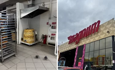 В астанинском Magnum заметили нарушение санитарных норм