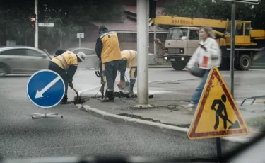 В Астане с 19 апреля перекроют три перекрёстка из-за ремонта