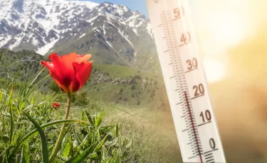 Погода в Казахстане 20 апреля: до +35°C и ветер с дождями
