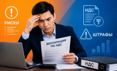 Казахстанцев предупредили о рисках при заполнении декларации по НДС