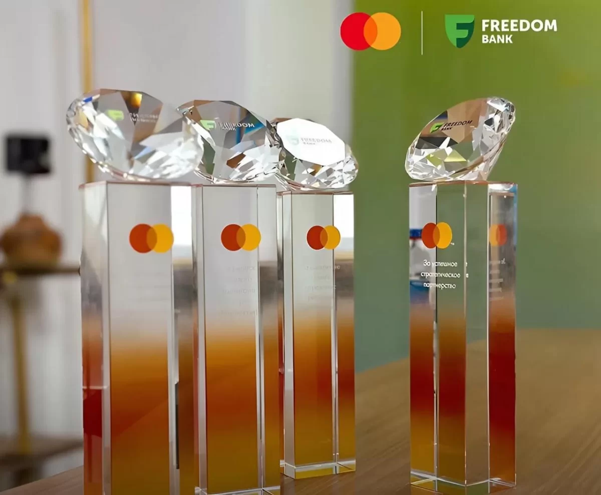 Freedom Bank признан лучшим партнером Mastercard